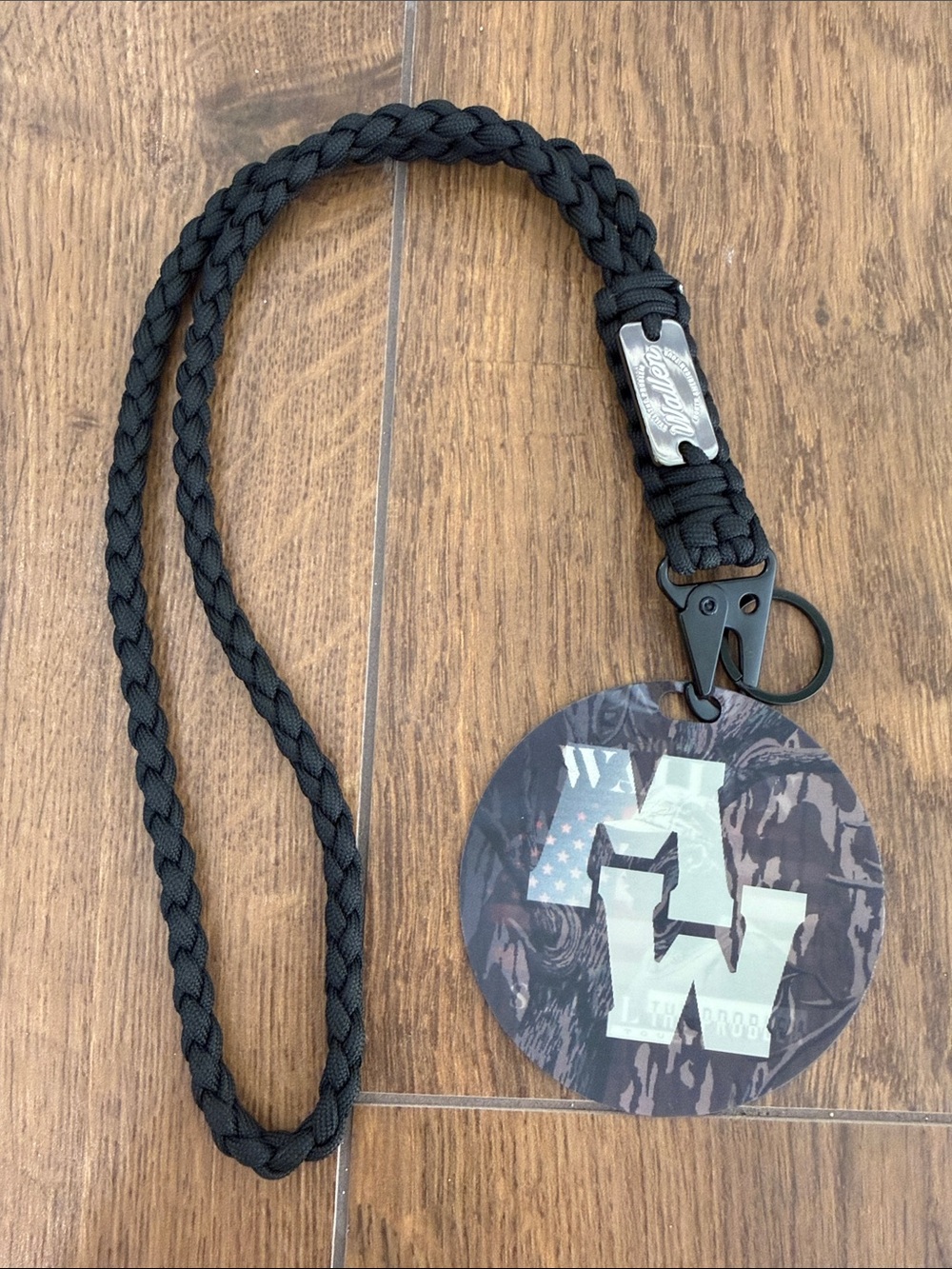 Morgan Wallen VIP Still the Problem 2026 Braided Black Lanyard with Metal Clip
